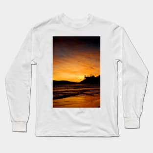 Sunset Long Beach Tofino Vancouver Island Canada Long Sleeve T-Shirt